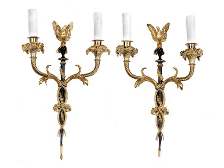 Paar Wandappliken im Louis XVI-Stil